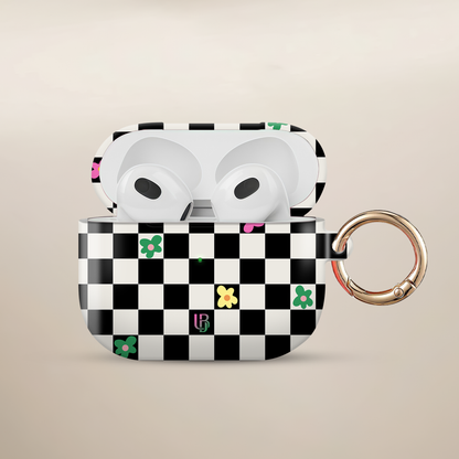Retro Check Ultrabling AirPods case front view