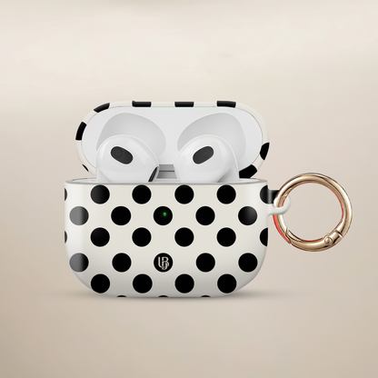 Midnight Polka Ultrabling AirPods case front view