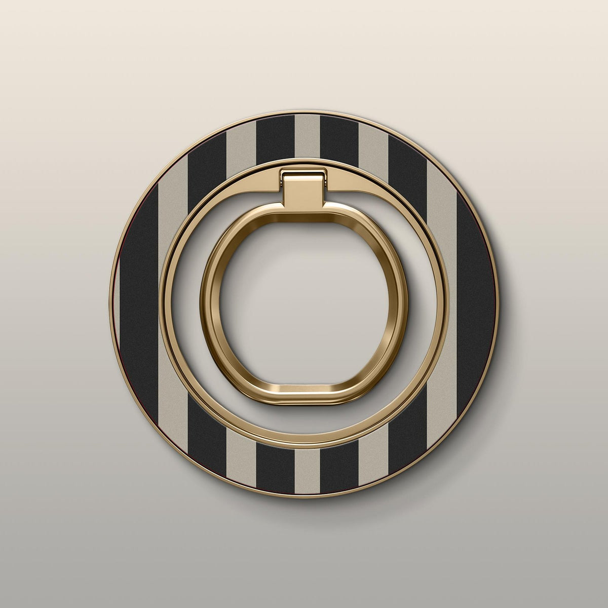 Cafe Stripes Ultrabling MagSafe Ring - Front View