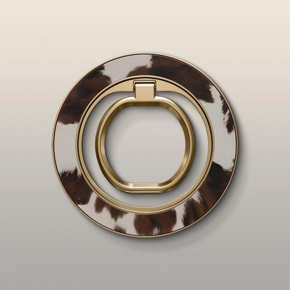 Mocha Cow Ultrabling MagSafe Ring - Front View