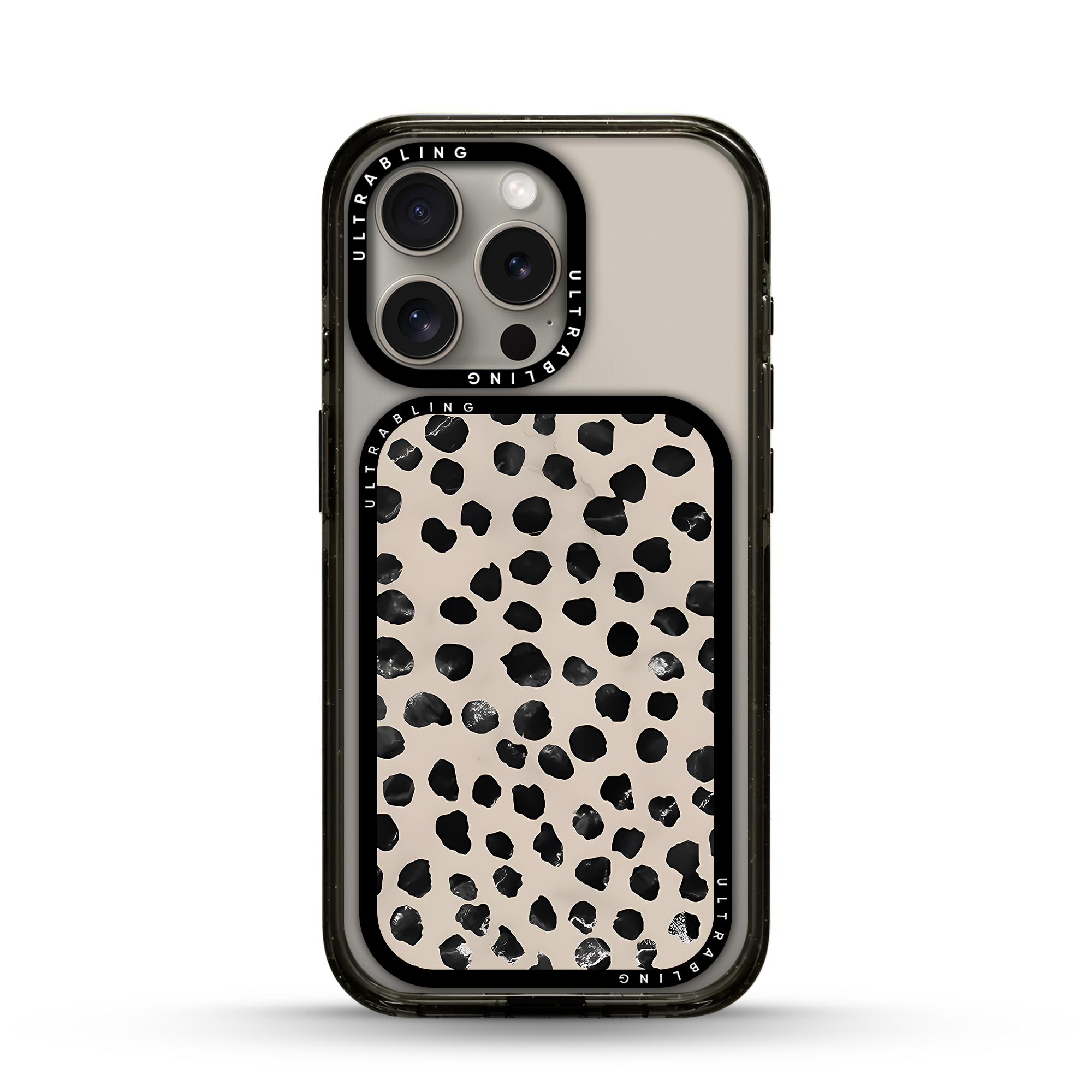 Dalmatian Chic MagSafe Wallet - Flat Lay