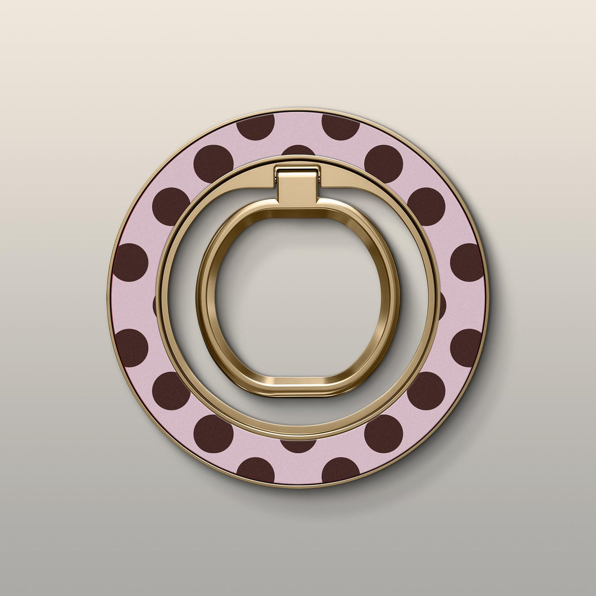 Mocha Polka Ultrabling MagSafe Ring - Front View