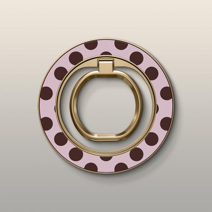Mocha Polka Ultrabling MagSafe Ring - Front View