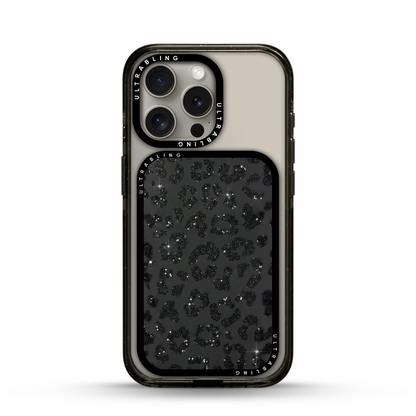 Black Stardust MagSafe Wallet - Flat Lay
