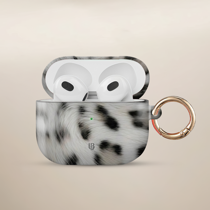 Snow Leopard Ultrabling AirPods case front view