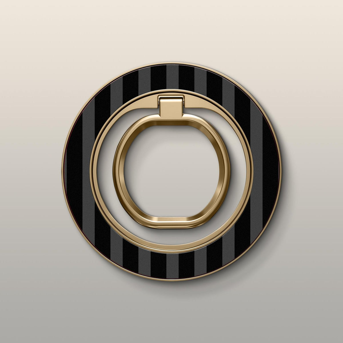 Noir Stripes Ultrabling MagSafe Ring - Front View