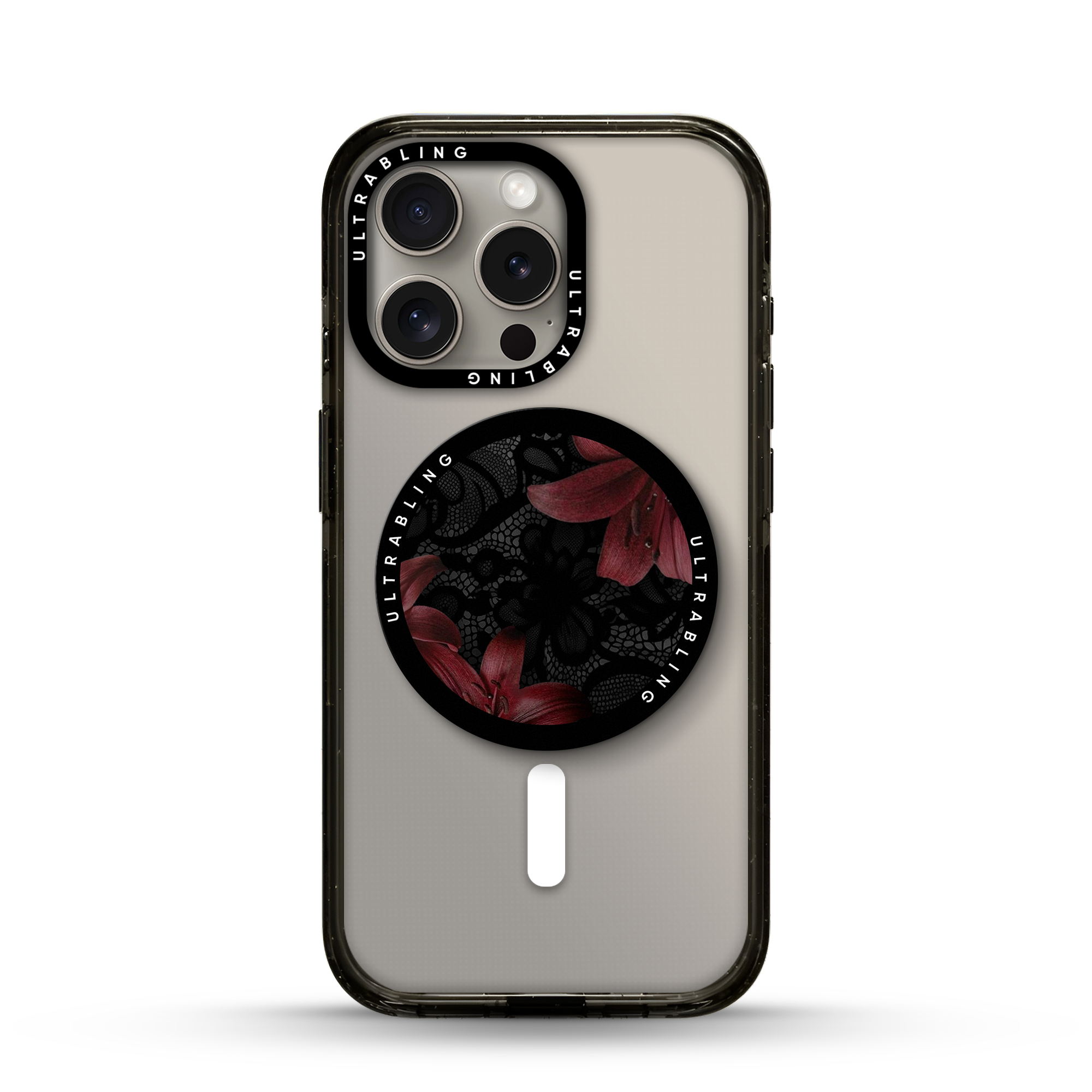Midnight Scarlet Ultrabling MagSafe Phone Grip - Front View
