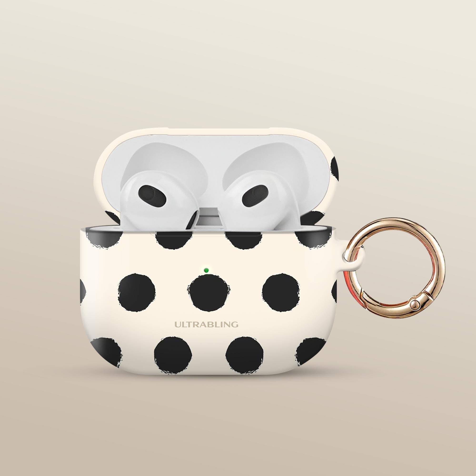 Midnight Confetti Ultrabling AirPods case front view
