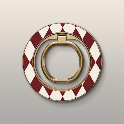 Merlot Harlequin Ultrabling MagSafe Ring - Front View