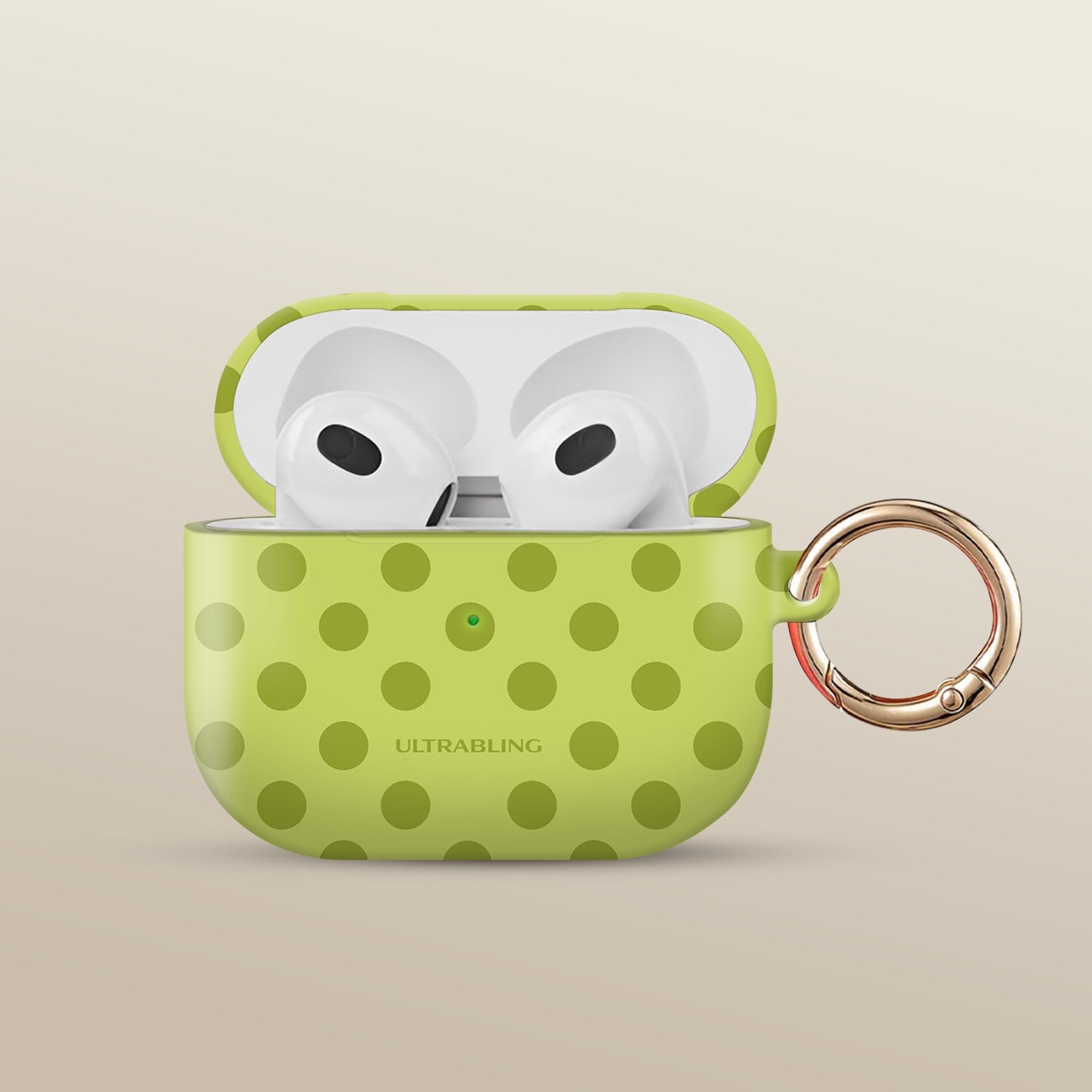 Matcha Mood Ultrabling AirPods case front view