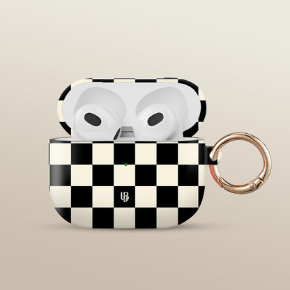 Espresso Check Ultrabling AirPods case front view