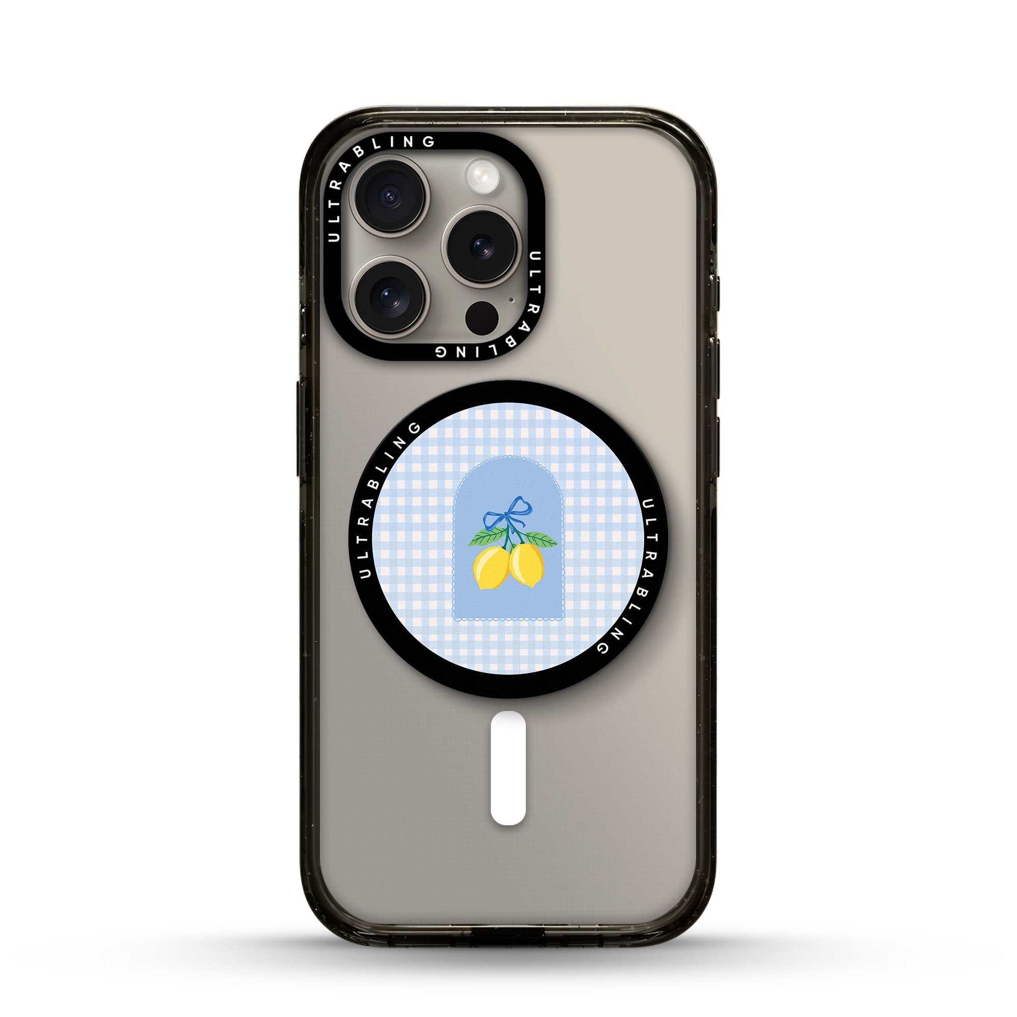 Sorrento Lemons Ultrabling MagSafe Phone Grip - Front View
