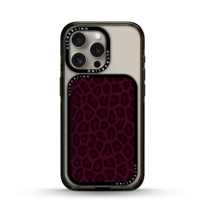 Bordeaux Leopard - MagSafe Wallet