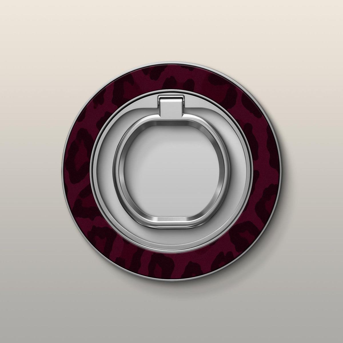 Bordeaux Leopard - MagSafe Ring