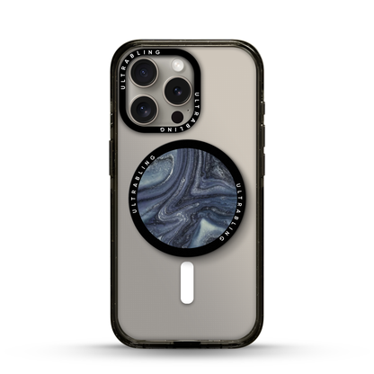 Midnight Marble Ultrabling MagSafe Phone Grip - Front View