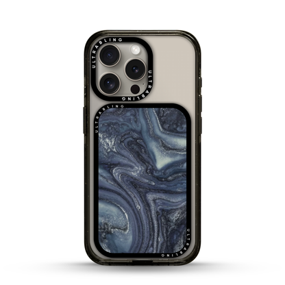 Midnight Marble MagSafe Wallet - Flat Lay