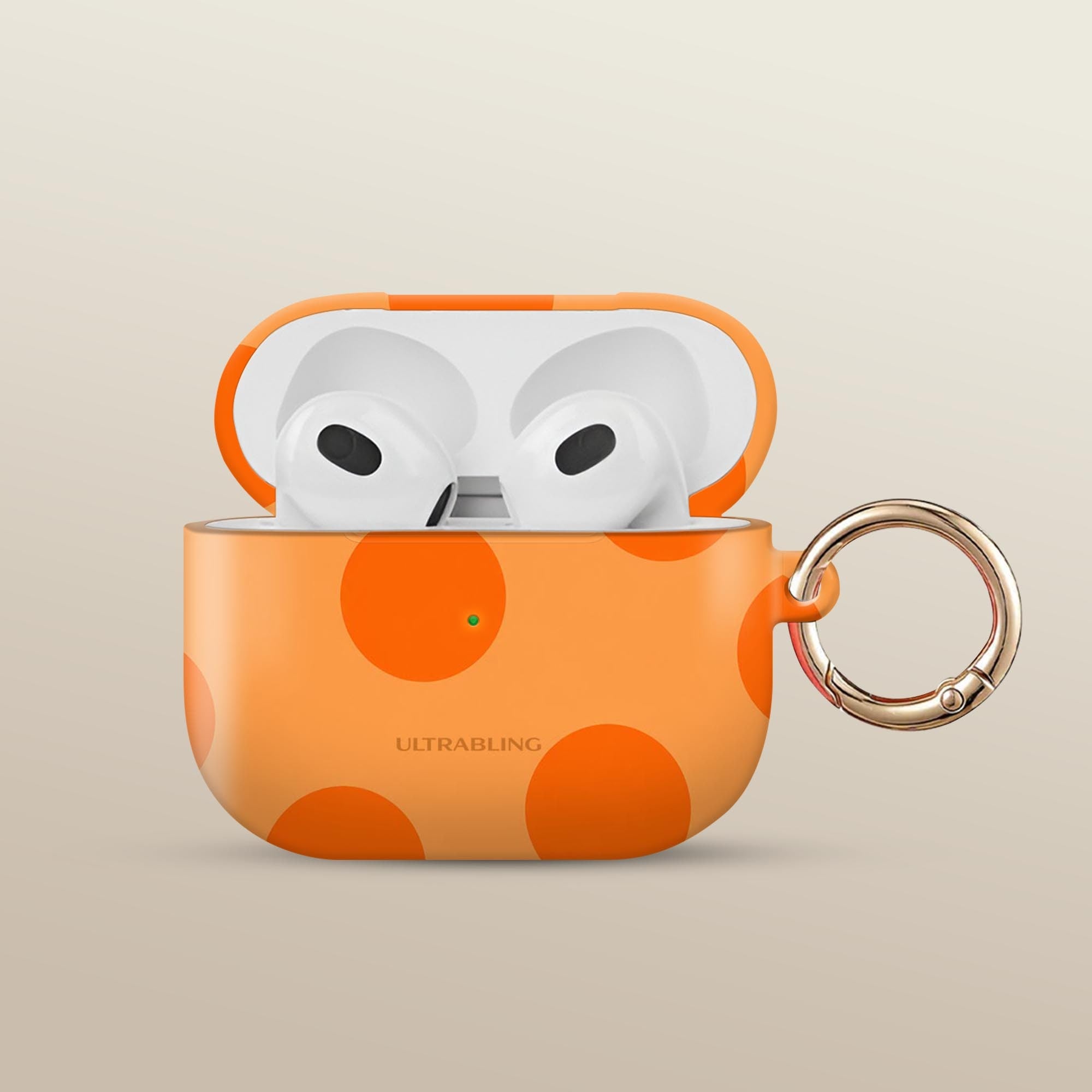 Tangerine Dream Ultrabling AirPods case front view