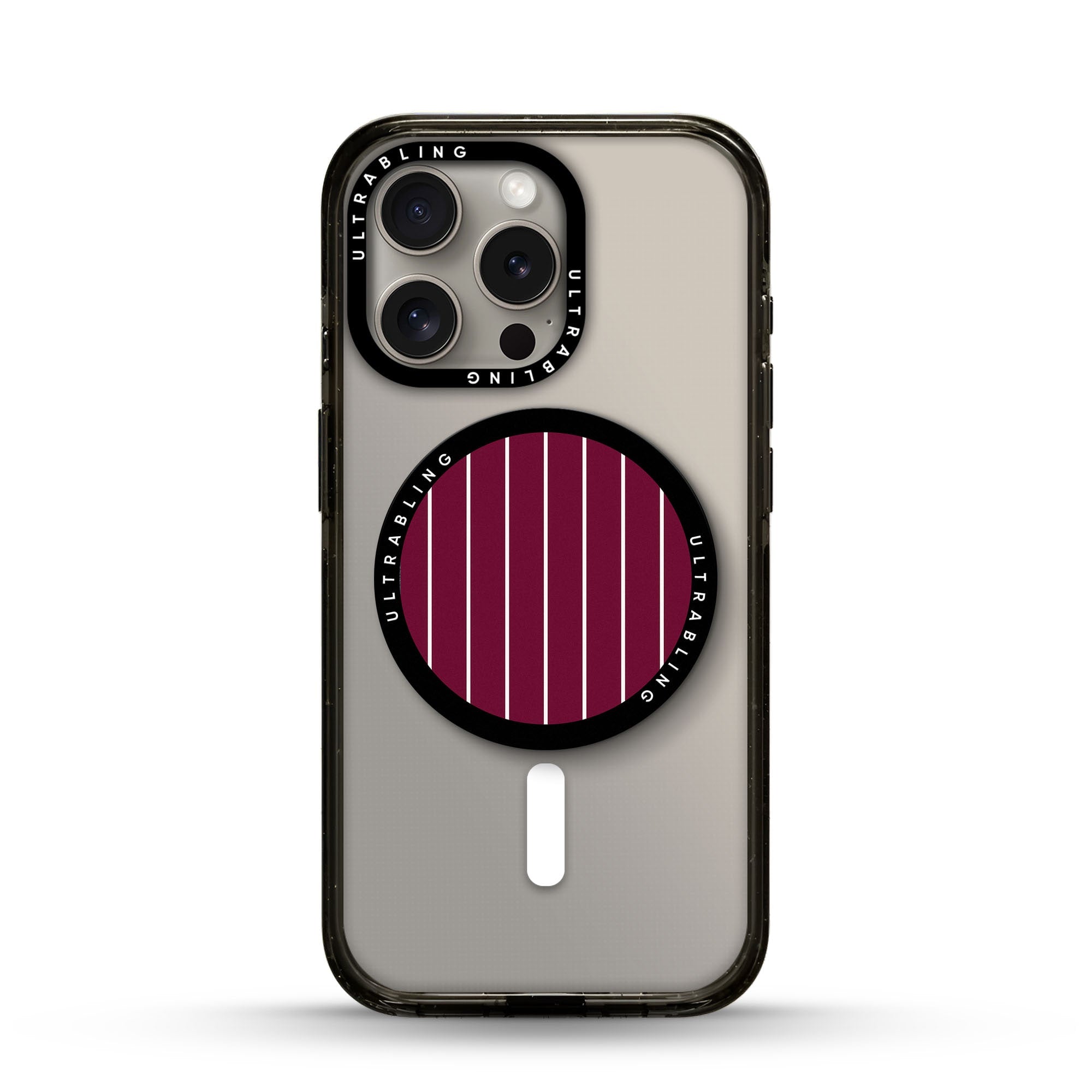 Bordeaux Ultrabling MagSafe Phone Grip - Front View