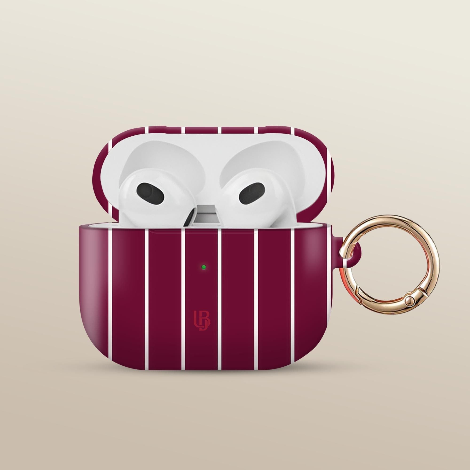 Bordeaux Ultrabling AirPods case front view
