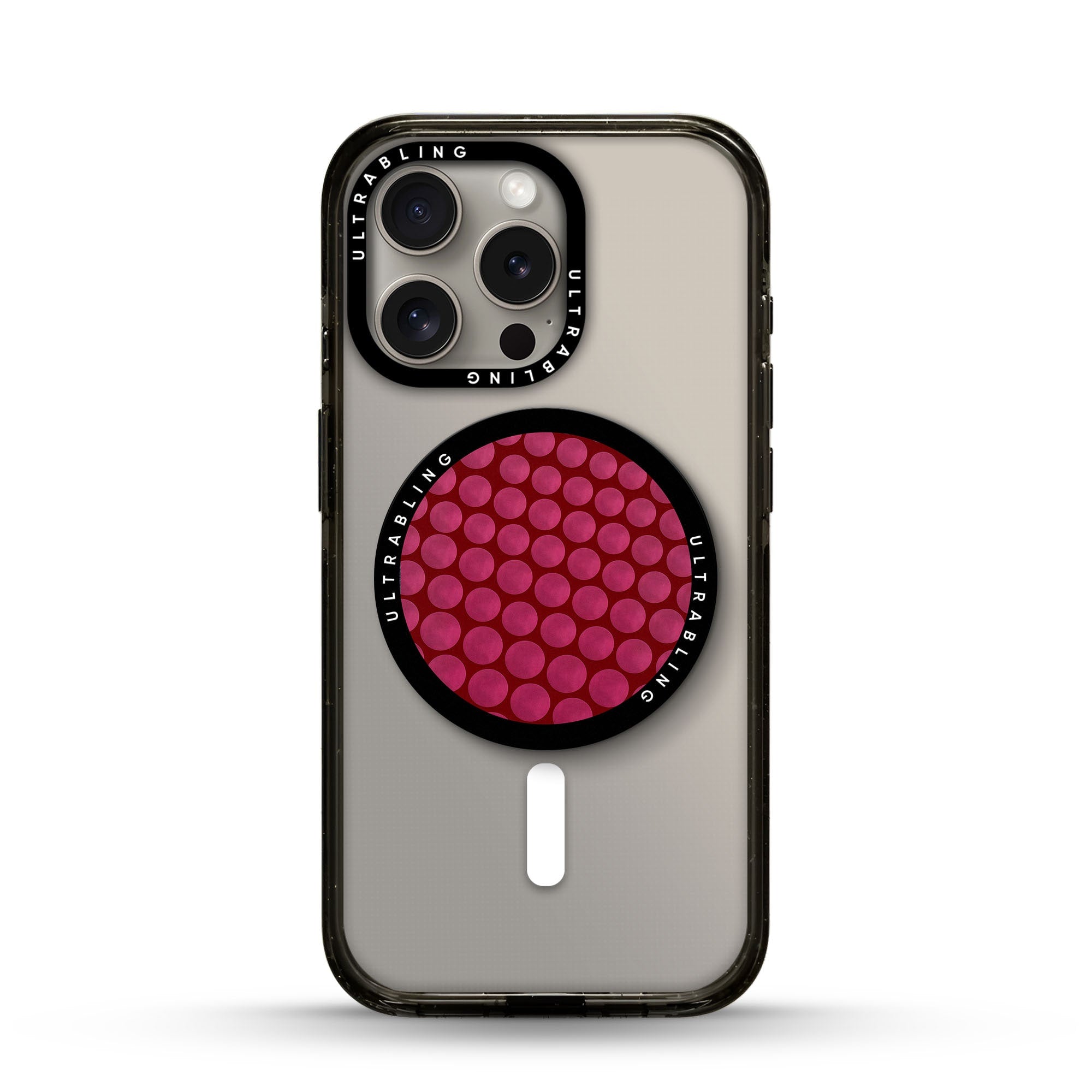 Cherry Crush Ultrabling MagSafe Phone Grip - Front View