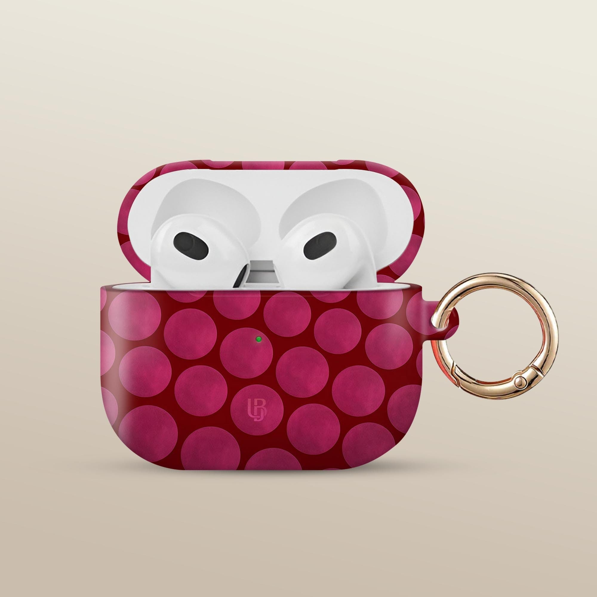Cherry Crush Ultrabling AirPods case front view