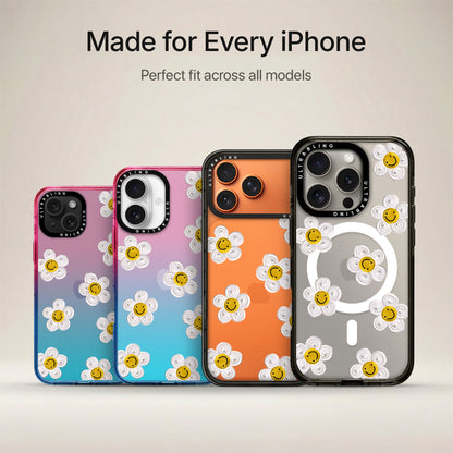 Daisy Drop Ultrabling Aura iPhone case non MagSafe soft ombre view