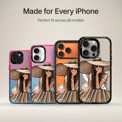 Riviera Muse Ultrabling Aura iPhone case non MagSafe soft ombre view