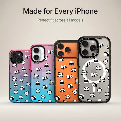 Panda Pop Ultrabling Aura iPhone case non MagSafe soft ombre view