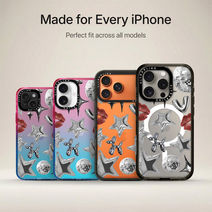 Chrome Crush Ultrabling Aura iPhone case non MagSafe soft ombre view
