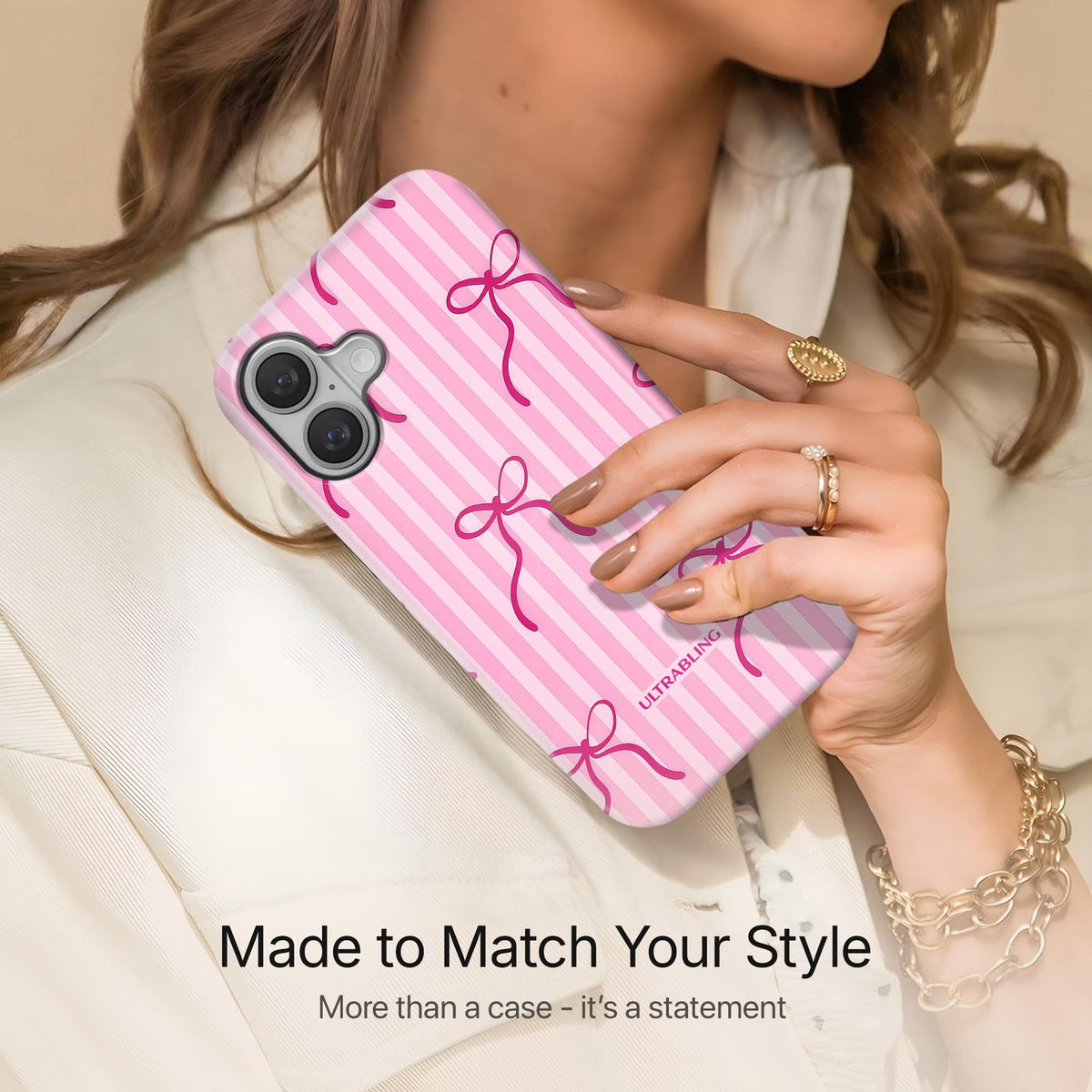 Ribbon Stripe - Eclipse Case
