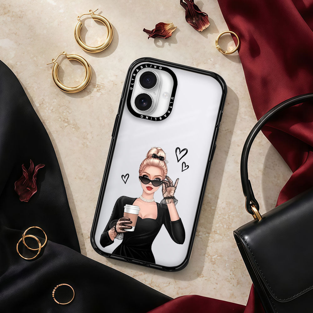Cafe Muse Ultrabling aura case iphone 13 pro non magsafe black view