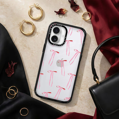 Ribbon Doodle Ultrabling aura case iphone 13 pro non magsafe black view
