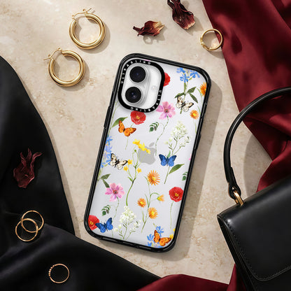 Butterfly Meadow Ultrabling aura case iphone 13 pro non magsafe black view