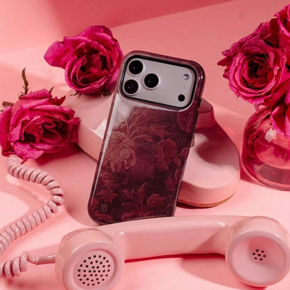 Burgundy Bloom - Eclipse Case