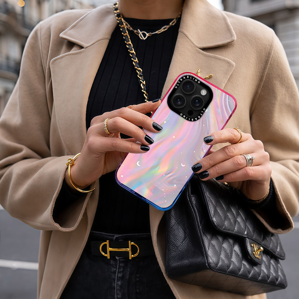 Prism Glow Ultrabling aura case iphone 13 pro non magsafe soft ombre view