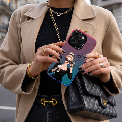 Cafe Muse Ultrabling aura case iphone 13 pro non magsafe soft ombre view