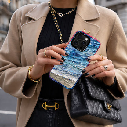 Blue Tide Ultrabling aura case iphone 13 pro non magsafe soft ombre view