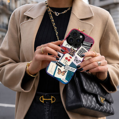 Paris Notes Ultrabling aura case iphone 13 pro non magsafe soft ombre view