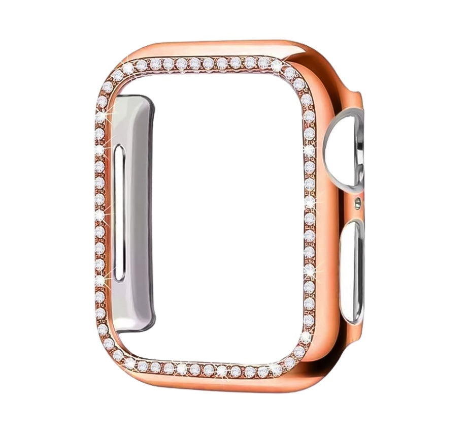 Rose Gold Single Halo Apple Watch Case