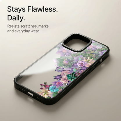 Lilac Rush Ultrabling Aura iPhone case soft ombre back view