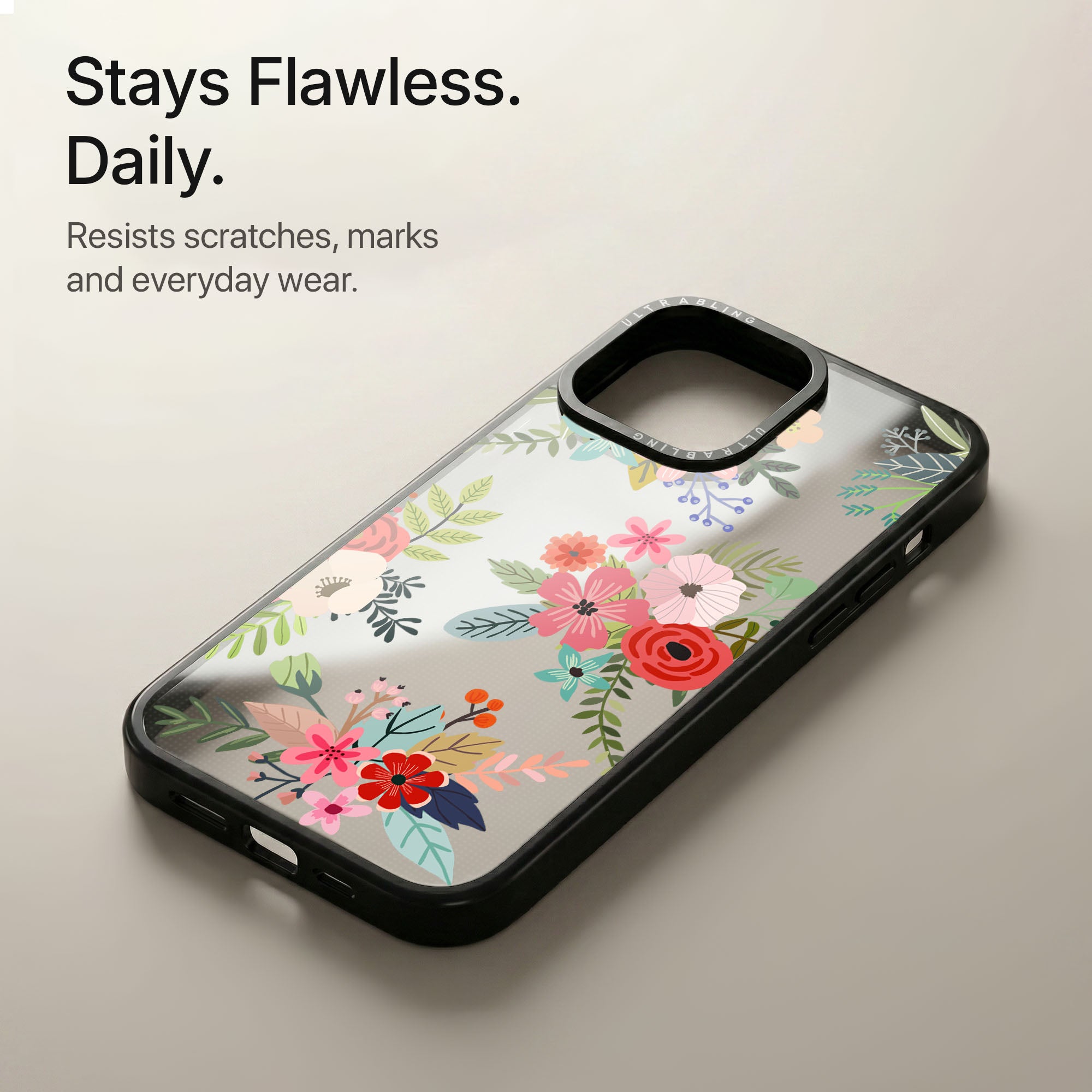 Garden Muse Ultrabling Aura iPhone case soft ombre back view