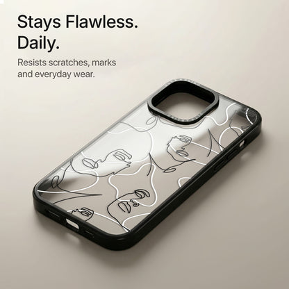Muse Lines Ultrabling Aura iPhone case soft ombre back view