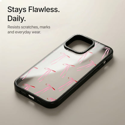 Ribbon Doodle Ultrabling Aura iPhone case soft ombre back view