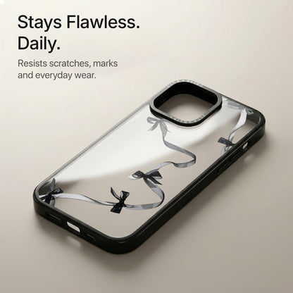 Noir Bow Ultrabling Aura iPhone case soft ombre back view