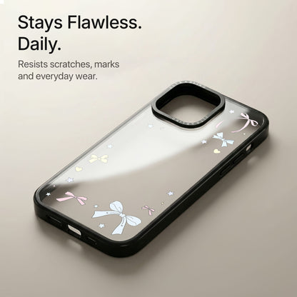 Bow Dust Ultrabling Aura iPhone case soft ombre back view
