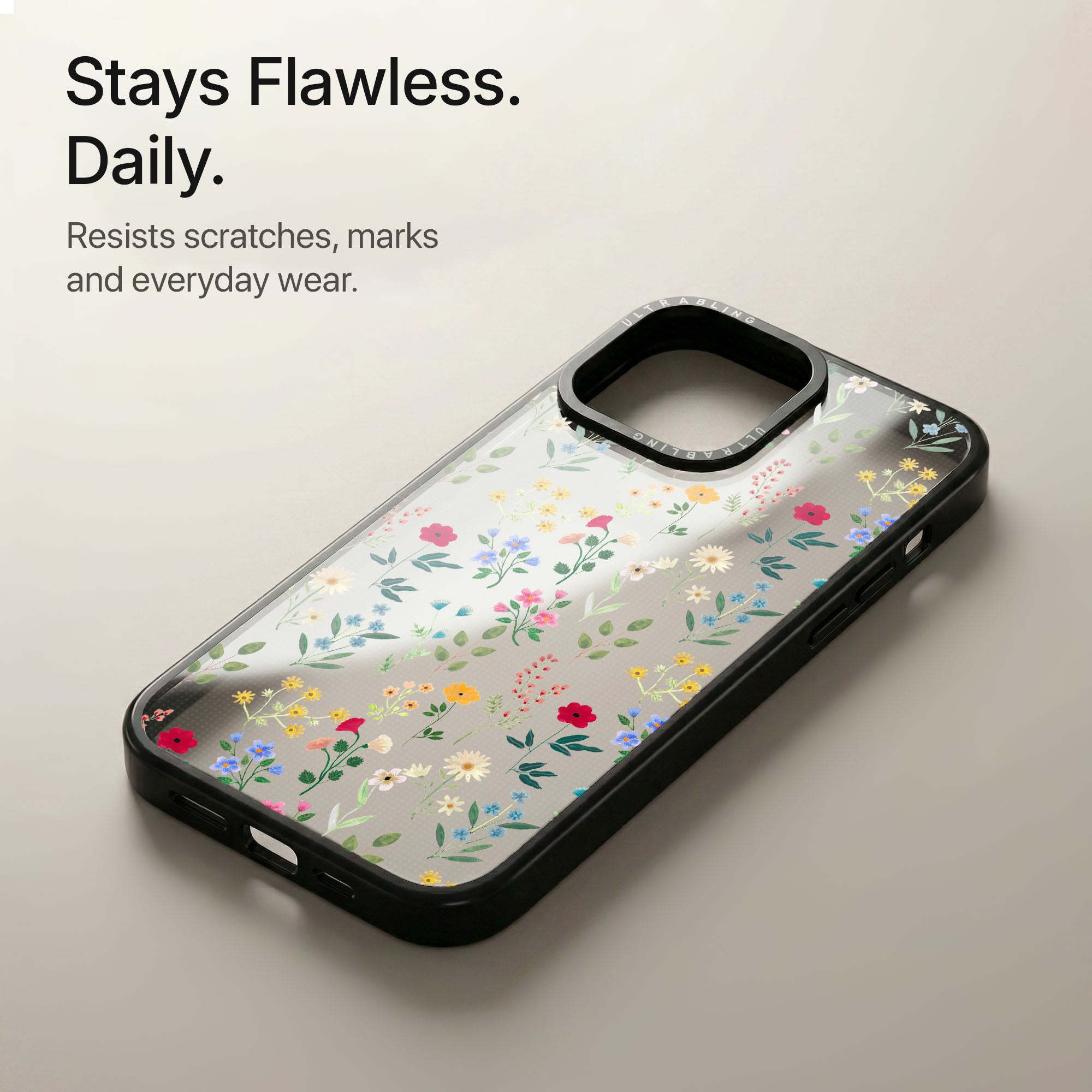Petite Garden Ultrabling Aura iPhone case soft ombre back view