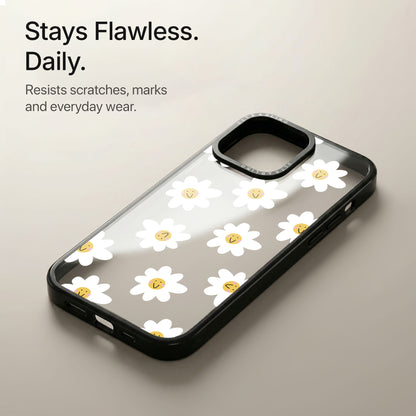 Daisy Chain Ultrabling Aura iPhone case soft ombre back view