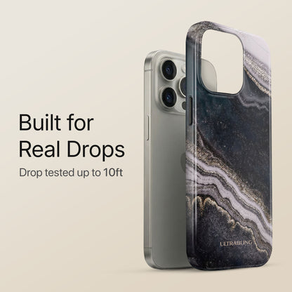 Obsidian Marble Ultrabling eclipse case angled front view