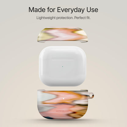 Peach Ripple - AirPods Case by Ultrabling, designer iPhone case, design detail