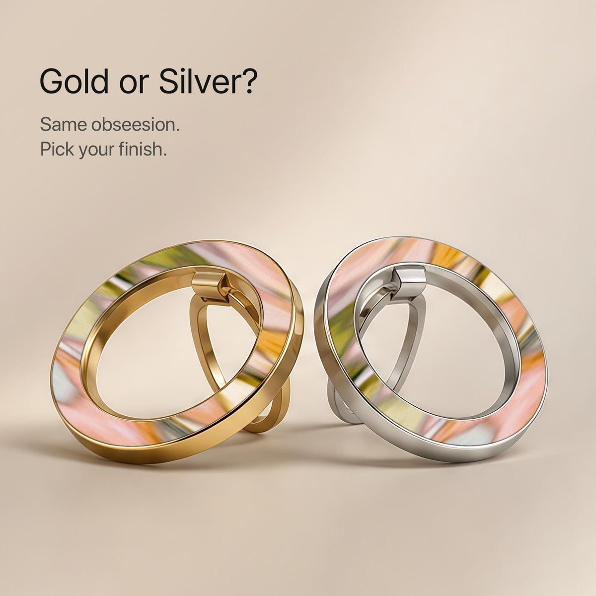 Peach Ripple - MagSafe Ring